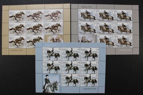 Belarus, MiNr. 865-867 Kleinbogen, postfrisch