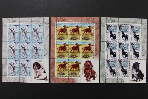 Belarus, MiNr. 837-839 Kleinbogen, postfrisch