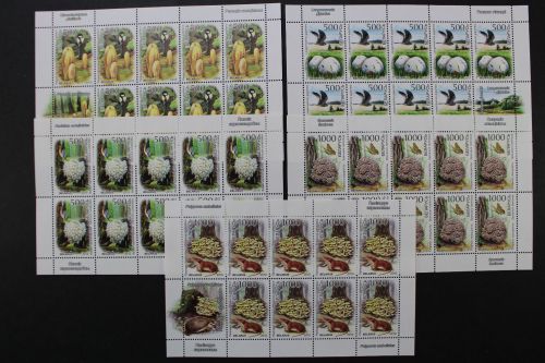 Belarus, MiNr. 828-832 Kleinbögen, postfrisch