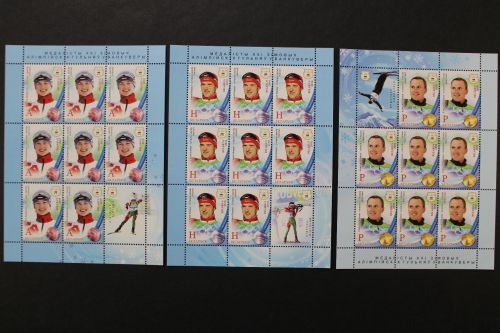 Belarus, MiNr. 815-817 Kleinbögen, postfrisch