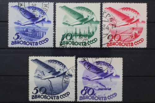 Sowjetunion, MiNr. 462-466 Z, gestempelt