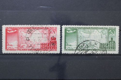 Sowjetunion, MiNr. 410-411 A, gestempelt