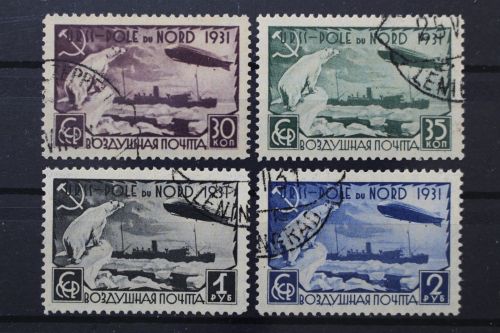 Sowjetunion, MiNr. 402-405 A, gestempelt