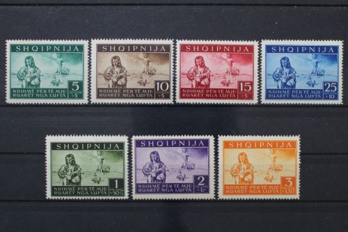Albanien, MiNr. 15-21, postfrisch