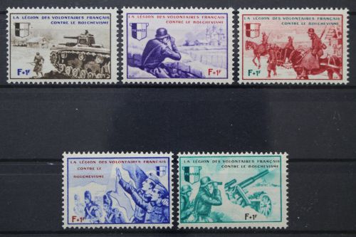 Frankreich, MiNr. VI - X, postfrisch