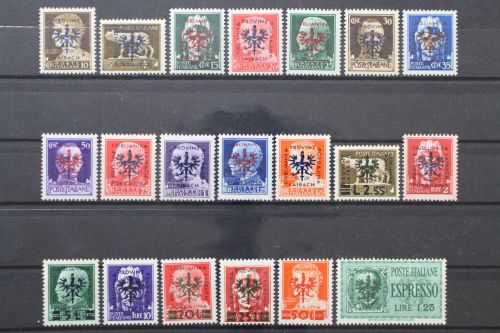 Laibach, MiNr. 1-20, postfrisch, BPP Signatur