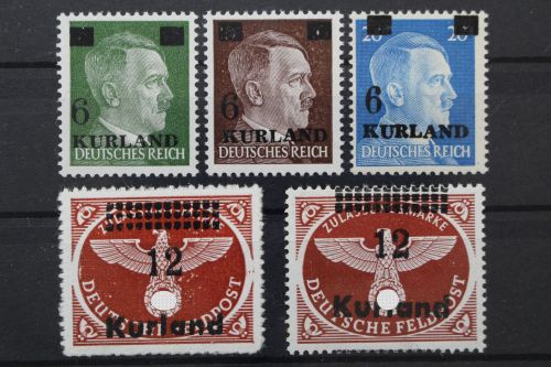 Kurland, MiNr. 1-4 A/B, postfrisch, BPP Signatur
