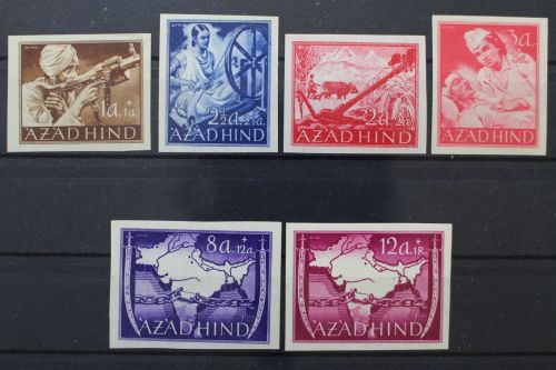 Nationales Indien, MiNr. I - VI B, postfrisch