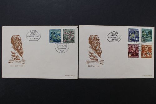 DDR, MiNr. 485-490 A, FDC