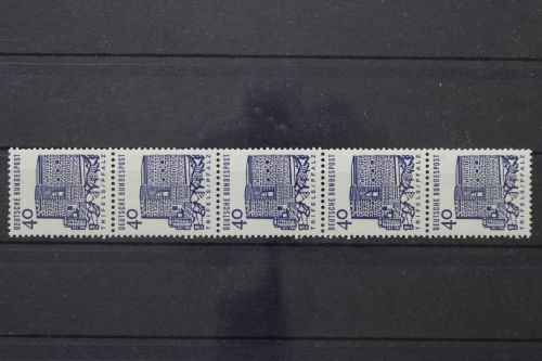 Deutschland (BRD), MiNr. 457, Fünferstreifen mit ZN 0420, postfrisch