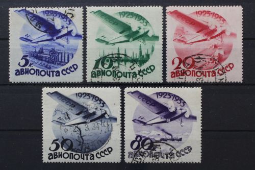 Sowjetunion, MiNr. 462-466 Y, gestempelt