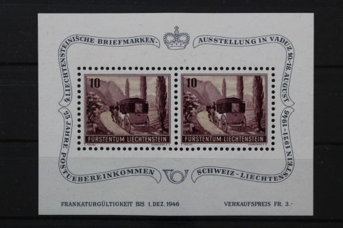 Liechtenstein, MiNr. Block 4, postfrisch