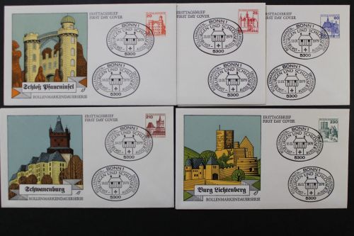 Deutschland (BRD), MiNr. 995-999, FDC