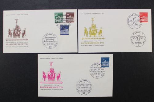 Deutschland (BRD), MiNr. 506-510, FDC