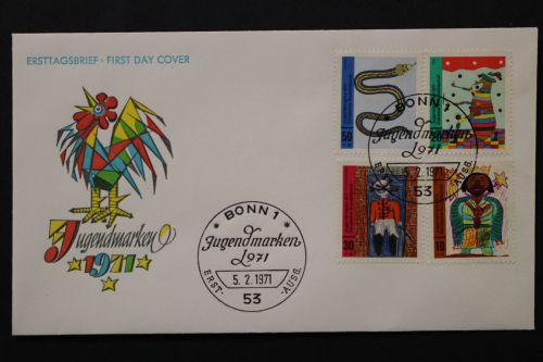 Deutschland (BRD), MiNr. 660-663, FDC