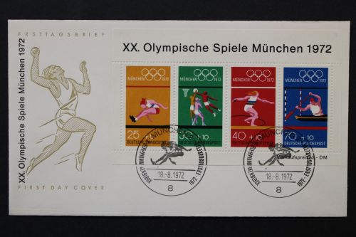 Deutschland (BRD), MiNr. Block 8, FDC