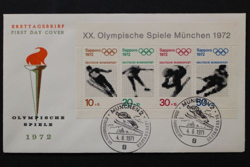 Deutschland (BRD), MiNr. Block 6, FDC
