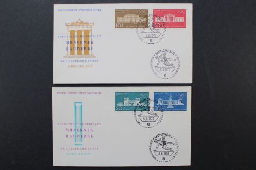 Deutschland (BRD), MiNr. 624-627, FDC