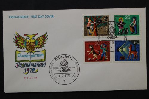 Berlin, MiNr. 418-421, FDC