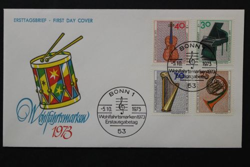 Deutschland (BRD), MiNr. 782-785, FDC