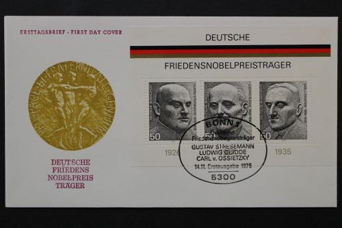 Deutschland (BRD), MiNr. Block 11, FDC