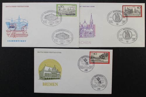Deutschland (BRD), MiNr. 787-789, FDC