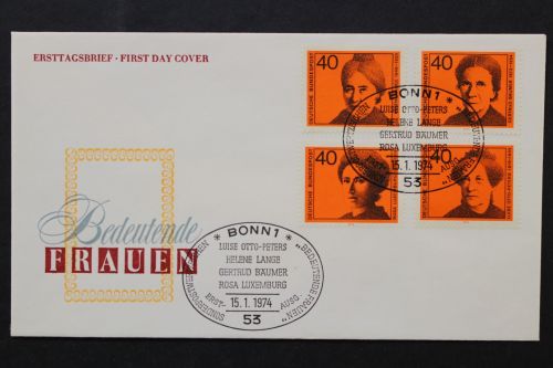 Deutschland (BRD), MiNr. 791-794, FDC