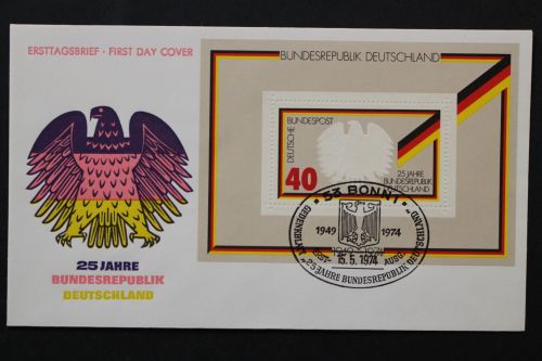 Deutschland (BRD), MiNr. Block 10, FDC