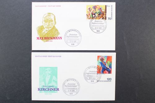 Deutschland (BRD), MiNr. 822-823, FDC