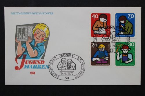 Deutschland (BRD), MiNr. 800-803, FDC