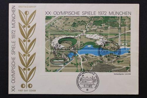 Deutschland (BRD), MiNr. Block 7, FDC