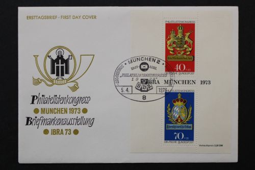 Deutschland (BRD), MiNr. Block 9, FDC