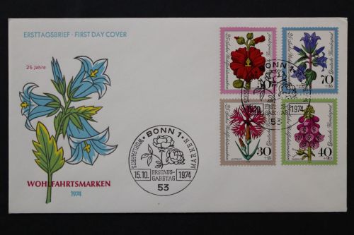 Deutschland (BRD), MiNr. 818-821, FDC