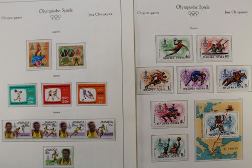 Olympische Spiele 1980, Sammlung in einem Vordruckalbum