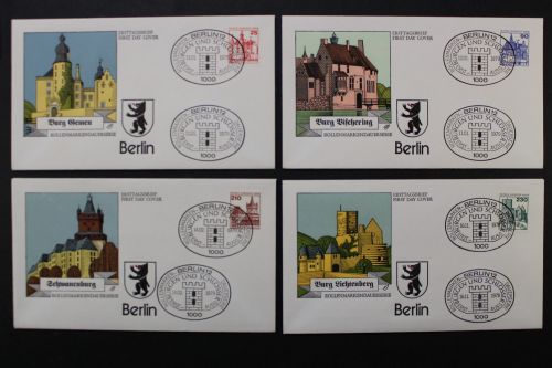 Berlin, MiNr. 587-590, FDC