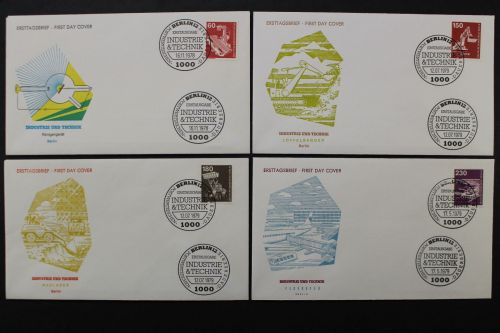 Berlin, MiNr. 582-586, 4 Werte, FDC
