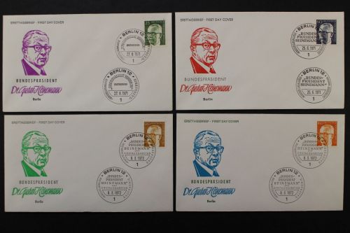 Berlin, MiNr. 393-396, FDC
