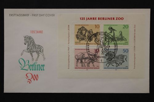 Berlin, MiNr. Block 2, FDC