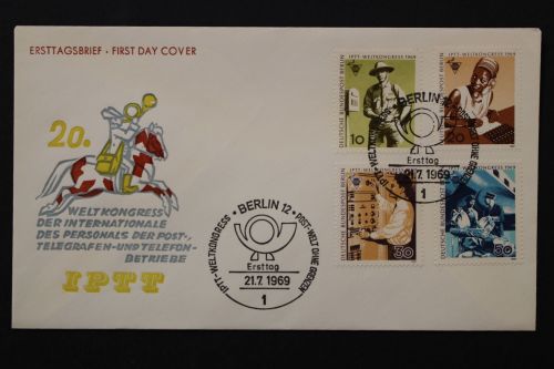 Berlin, MiNr. 342-345, FDC