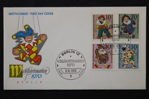 Berlin, MiNr. 373-376, FDC