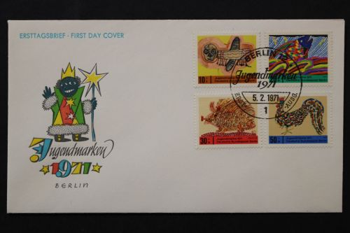 Berlin, MiNr. 386-389, FDC