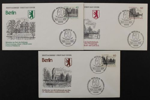 Berlin, MiNr. 578-580, FDC
