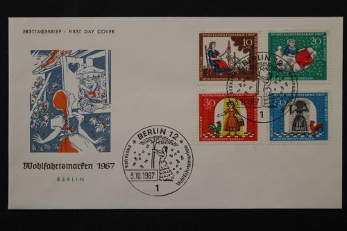 Berlin, MiNr. 310-313, FDC