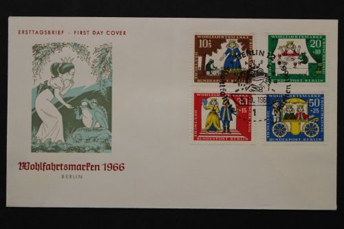 Berlin, MiNr. 295-298, FDC