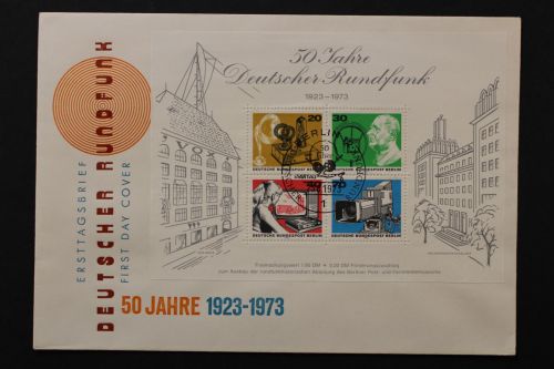 Berlin, MiNr. Block 4, FDC