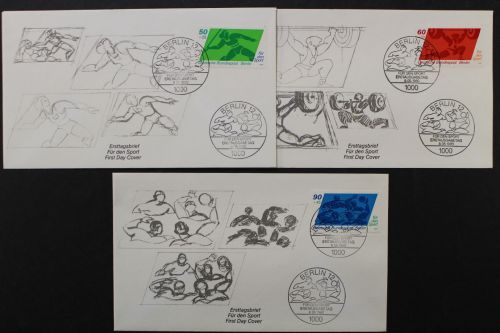 Berlin, MiNr. 621-623, FDC