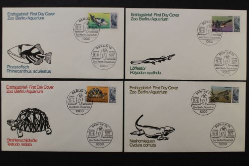 Berlin, MiNr. 552-555, FDC