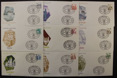 Berlin, MiNr. 532-540 A, FDC
