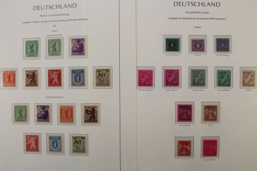 Sowjetische Zone 1945-1949 fast komplette Sammlung