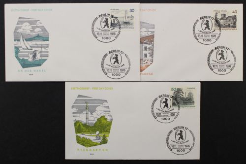 Berlin, MiNr. 529-531, FDC